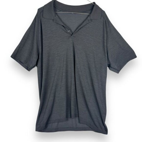 lululemon athletica Other - Lululemon Mens Performance Polo Size XXL Gray Short Sleeve‎ Golf Sporty Athletic